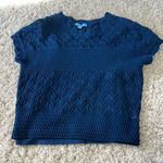 Draper James Short Sleeve Crochet Sweater Photo 0