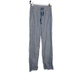 LAKE Pajamas Striped Cotton Poplin Pajama Pants Women’s Size M Blue Size M Photo 1