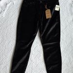 Lucky Brand Ava Velvet Black Skinny Pants Photo 4