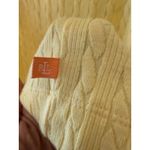 Ralph Lauren Lauren  Womens L Cable Knit Yellow Button Cardigan Long Sleeve Photo 3