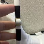 Shade & Shore Black and White Striped Bikini Top XL Photo 4