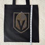 Vegas Golden Knights Rhinestone Crystal Logo Bling Tote Bag Black Photo 4
