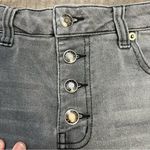 Oat New York 4button fly high rise 3.5” inseam gray denim shorts EUC SIZE 30 Photo 2