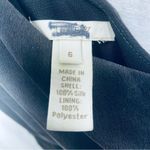 J.Crew  100% Silk One Shoulder Black Mini Dress Sz 6 Photo 5