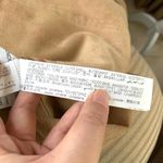 ZARA FAUX LEATHER MINI PINAFORE DRESS in Beige Photo 12