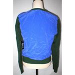 NWT Womens Worth New York Designer Green Purple Green S Cardigan Sweater Silk Photo 2