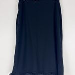 EXPRESS Vintage Rose Embroidered Black Skirt Photo 0