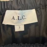 ALC Frank A.L.C. Maya Black Mini Dress Cotton Off Shoulder | Size 2 Photo 4