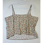 Abercrombie & Fitch  Tank Top Womens XL Floral Cowl‎ Neck Strappy Babydoll Y2K Photo 1