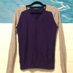 American Living Purple and gray sweater Photo 0