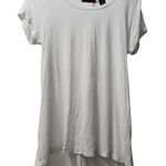 BKE  Cut Out Back‎ White Tunic Top Casual Everyday Short Sleeve Size Small Photo 0