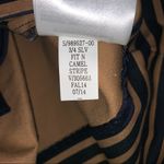 Gap NEW Brown & Black Striped 3/4 Sleeve Fit & Flare Dress Photo 7