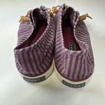 Sperry TOP-SIDER WOMENS SIZE 6.5M SHOES SEACOAST STRIPED CANVAS WINE STS93410 Photo 3