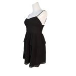American Eagle Outfitters Tiered Sleeveless Black Dress 8 LBD Party Flirty Fun Photo 4