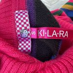 Hello Kitty Striped Sleeveless Turtleneck Sweater with  Design Photo 3