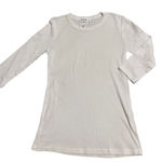 Michael Stars  Shimmery White 3/4 Sleeve Tee Sz M/L Anthropologie Photo 0