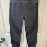 PINK - Victoria's Secret PINK Active Athletic Yoga Leggings with Inside Pocket Black and Pink Ombré Size Medium Photo 0