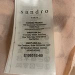 Sandro Paris Claude Nude Pink Lace
Peplum Top Size 3 (L)E10851E Photo 9