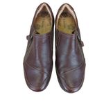 Taos Character Leather Shoes‎ Women's US 7 Brown Zip Up Comfort Casual Loafers Photo 3