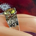 B. Paz Israel Sterling Lemon Quartz Statement Ring 925 Silver Photo 2