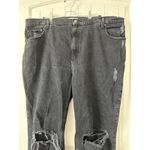 Abercrombie & Fitch The 90's Straight Ultra High Rise Black Jeans Size 35 Photo 2