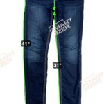 Silver Jeans Suki High Super Skinny Dark Wash White Stitch 29 Waist/31 Inseam Blue Photo 0