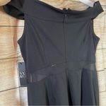 New York And Company Ny&C mesh panel off shoulder mini black dress women Size Medium Photo 12
