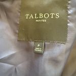 Talbots Petites blue sleeveless mock neck puffy vest women's size SP Photo 10