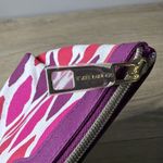 Estee Lauder Lips Kiss Pouch Magenta Pink Red Canvas Travel Cosmetic Makeup Bag Photo 4