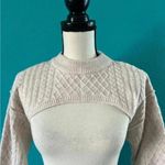 House of Harlow 1960 light pink cable knit sweater in size small Photo 1