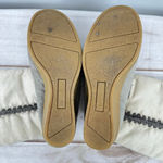 Vintage Y2K 90s American Eagle Wedge Heel Faux Suede Boots Crochet Midcalf Boho Gray Size 6.5 Photo 12