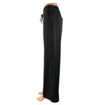 ZARA  Women's Black Drawstring High Rise Wide Leg Baggy Trousers Pants Size XS Photo 1