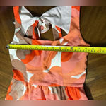 Judith March Fit n Flare Dress Back Tie Floral Babydoll Mod 70s 60s Size Small Photo 5