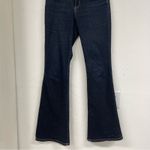 Banana Republic  High Rise Flare Jeans Womens 28 Dark Wash Blue Denim Stretch Photo 3