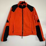 Ralph Lauren LRL Lauren‎ Active  Jacket Orange Black Full Zip Size L Photo 0