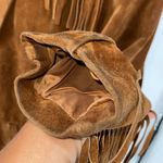 COMINT Vintage Brown Suede Fringe Jacket Blazer‎ Size Medium Argentina Photo 3