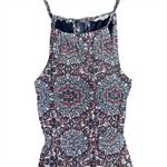 Athleta  Island Life Maxi Dress XXS Multicolor Boho Pockets Built-in Bra Slit Photo 3