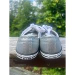 Converse All Star Chuck Taylor silver metallic low top sneakers, women's size 7 Photo 2