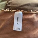 Abound NWT  mocha ribbed short sleeve tshirt dress size medium 58% organic cotton Photo 4