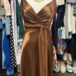 David's Bridal  Brown Formal Empire Sundress for Cocktail Party Photo 0