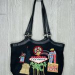 None Welcome Las Vegas Embellished Handbag Purse Casino Gambling Bag 13” X 9” Photo 1