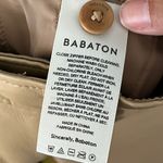 Babaton Aritzia Women's Command Vegan Leather Straight Leg Pants Beige Size 4 Photo 3