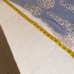 Rue 21 dress 3/4 sleeves deep rounded neckline embroidered lace cutouts Size Med Photo 1