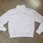 The North Face lavender light purple quarter zip sweatshirt pullover sweater Photo 5