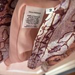 Ulla Johnson  Celestia Dress Blush Pink Size 2 Midi Dress Silk Floral Bohemian Photo 11