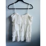 City Studio Women's Lace Zip Up Spaghetti Strap Party Dress White Size undefined Photo 4