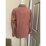 Urban Outfitters Jacket Womens Extra Small Pink Corduroy Zip Up Pocket Shacket Photo 3