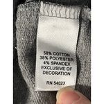 Banana Republic  Gray Sequin Front Long Sleeve Sweatshirt Women's Size L Stretch Photo 5