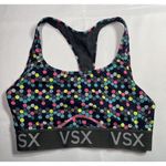 PINK - Victoria's Secret PINK by‎ Victoria's Secret Crop Haut Court Mosaic Print Sports Bra S Photo 0