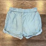Aerie Lightweight Denim Looking Shorts Elastic Waistband Pockets Size XS Photo 2